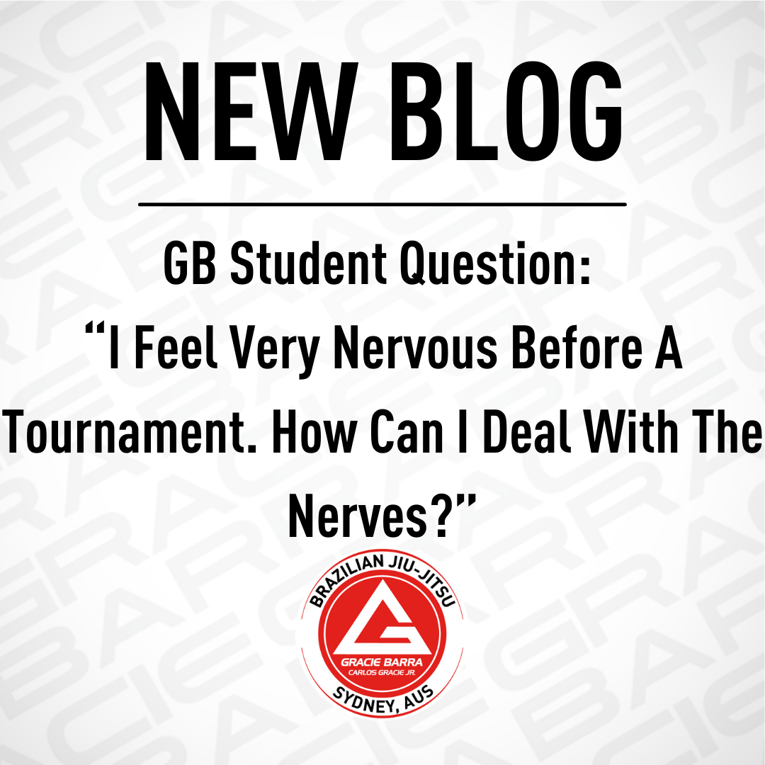 <center>GB Student Question:<br>I Feel Very Nervous Before A Tournament. How Can I Deal With The Nerves?</center> image